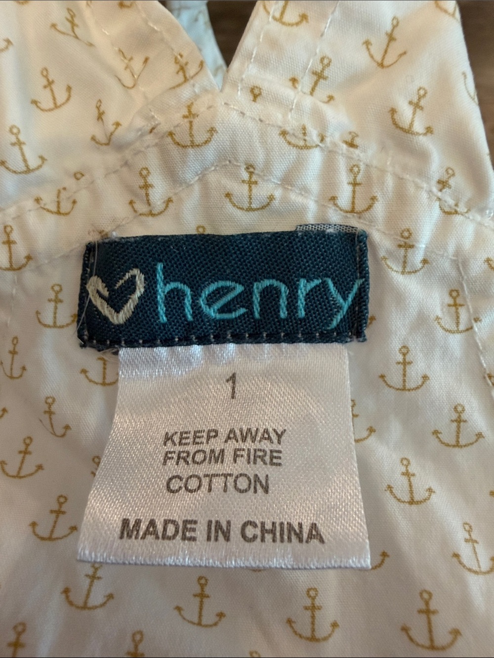 Henry Cream Button-Accent Kids Overalls - Picture 2 of 2